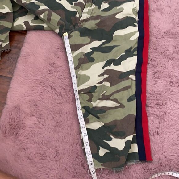 Mother Camouflage Distressed The No Zip Misfit Manmade Cutoff - Picture 11 of 14